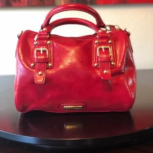 Steve Madden Red Satchel bag with adjustable strap